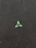 Three Leaf Green Nosepin