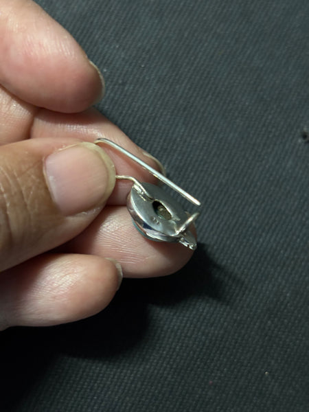 Silver Ink Blue Agate