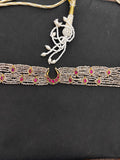 Freshwater Pearls Silver Jadau Neckpiece