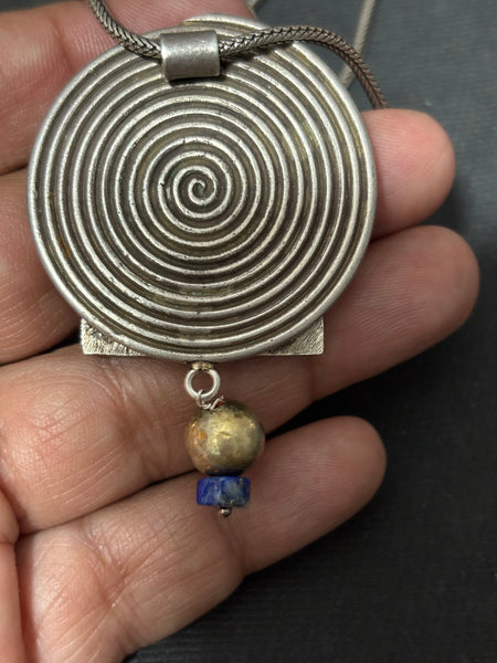 Circular Jadau Work Pendant