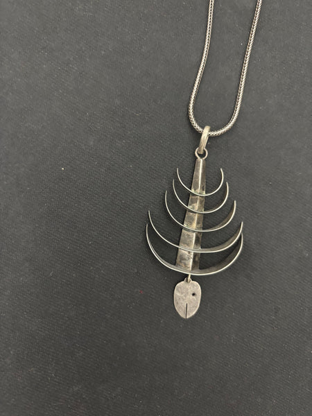 Vintage Taxco Mexico Silver Pendant