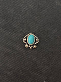 Silver Turquoise Nosepin