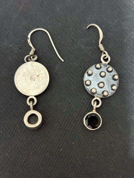 Lightweight Silver Rawa work Earrings