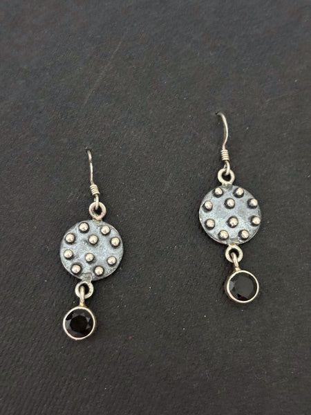 Lightweight Silver Rawa work Earrings