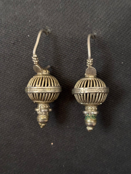 Vintage Silver Kutch Earrings