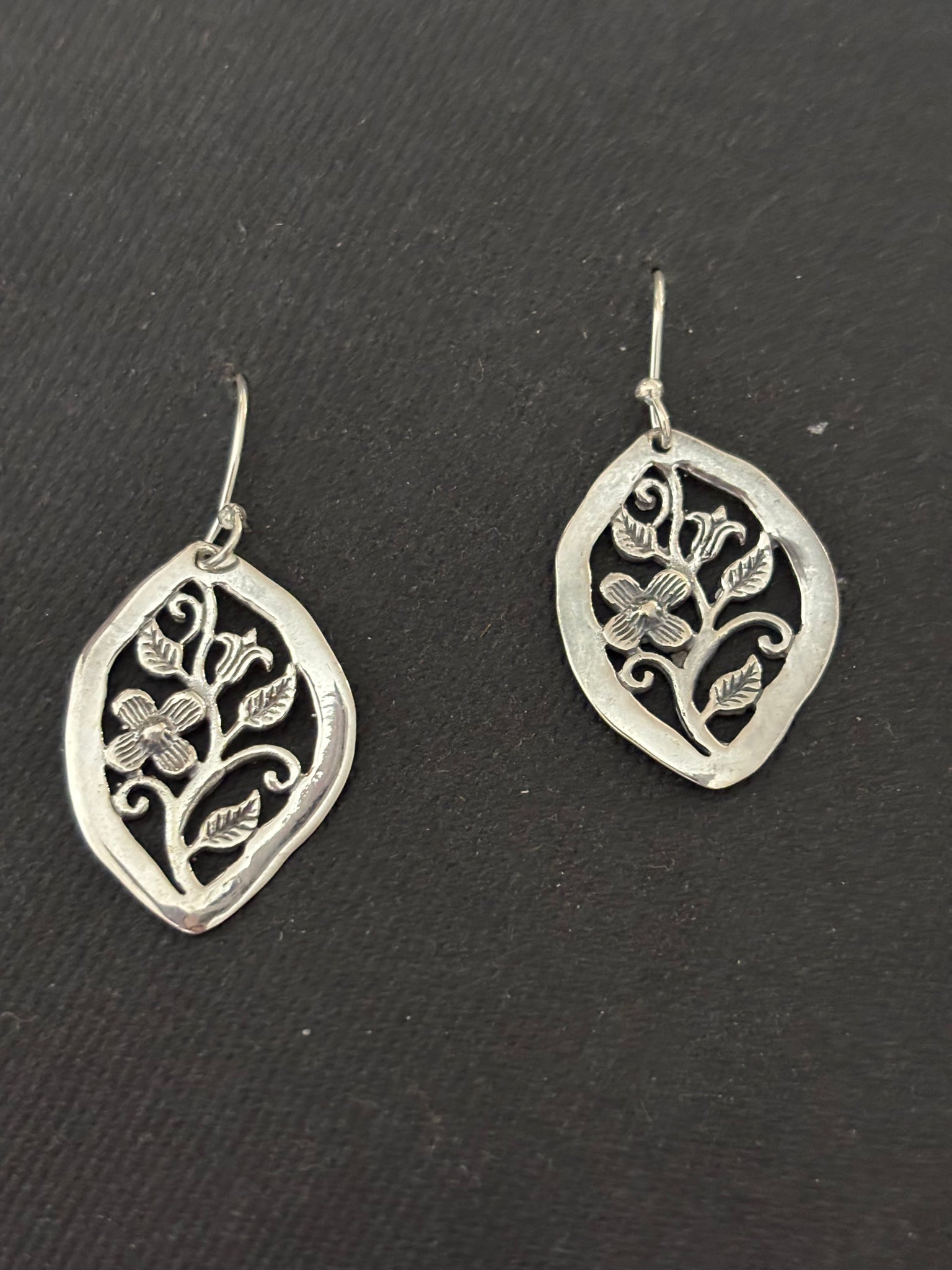 Light Weight Silver Earrings