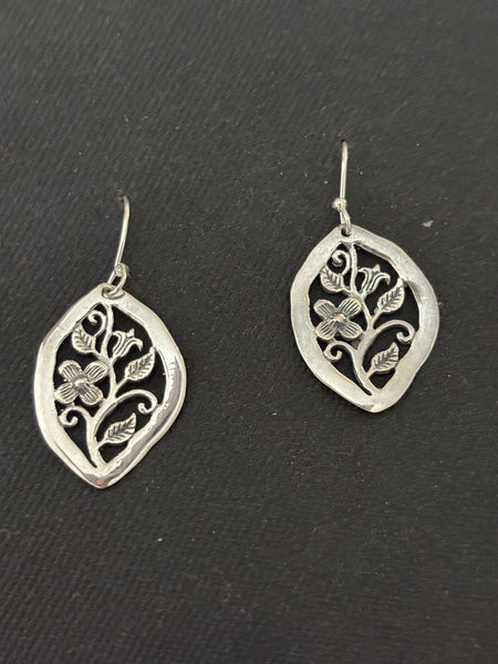 Light Weight Silver Earrings