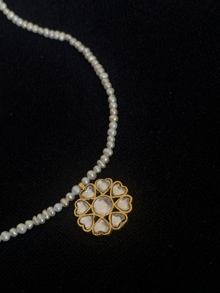 Phool and Pearl Necklace