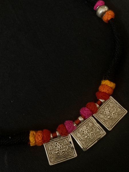 Silver Pendant Multicoloured