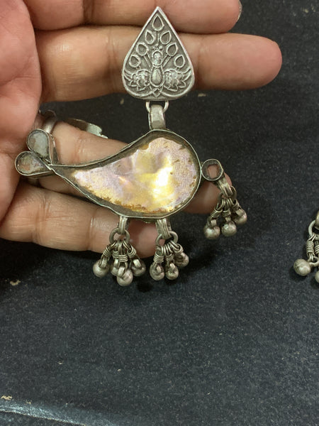 Vintage Glass Bird Earrings