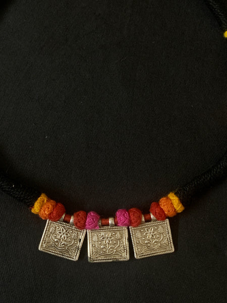 Silver Pendant Multicoloured